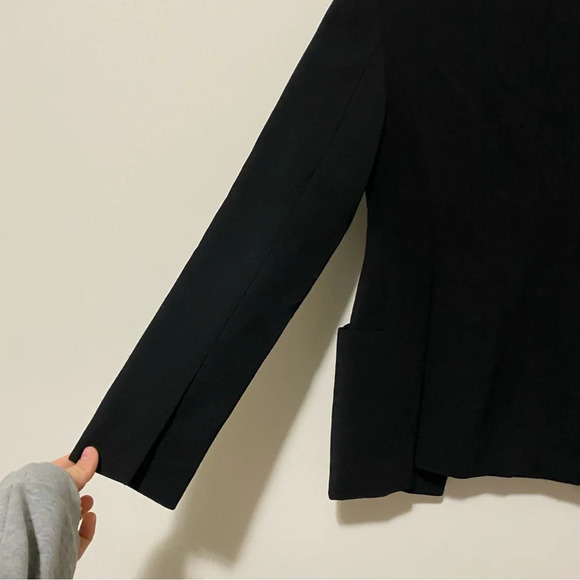 M.M. LaFleur Black Wool Blend Three Button Blazer size 0 - Picture 7 of 9